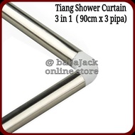 Curtain Pole 3 in 1 curtain rod curtain rod shower curtain curtain