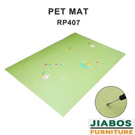 Waterproof Pet Mat Urine-proof Cat Dog Mat Cuttable Cat Litter Pad Pet Playpen Rubber PVC Floor Mat 
