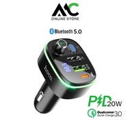 Hoco E62 MP3 Car Bluetooth Signal Device PD20W + QC3.0 Charger FM Transmitter