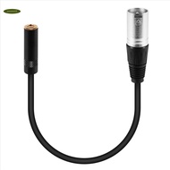 0. Wire 3 Pin Xlr Male to 3.5Mm Female Audio Connector Stereo Microphone Adapter