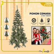 One-c814 Christmas Tree Size 180CM 6 Feet Plastic Material / Home Decoration Christmas Ornaments 6Fe