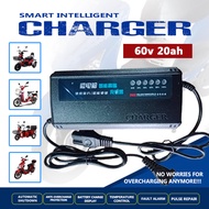 【24 hours shipping】 Ebike Charger 48V 60V 12ah 20ah Smart Intelligent Charger Battery 48volts 3ah output, Applicable for Romai Nwow Jonson Hamsun Kenwei EcoDrive Igo Socoo Dong fang Yadea TailG Aima Feima Gogo Ebike Super Ebike