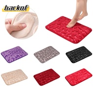 BACKOF 40*60cm Bathroom Carpet Feet Pad Pebbles Floor Bathtub Doormat