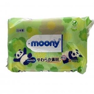 Moony - 嬰兒柔軟濕紙巾補充裝 76片 (1包) [平行進口]