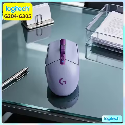 Logitech G304 Wireless Gaming Mouse 12000 DPI HERO Sensor LIGHTSPEED 1Ms 9-Month Battery Practical D