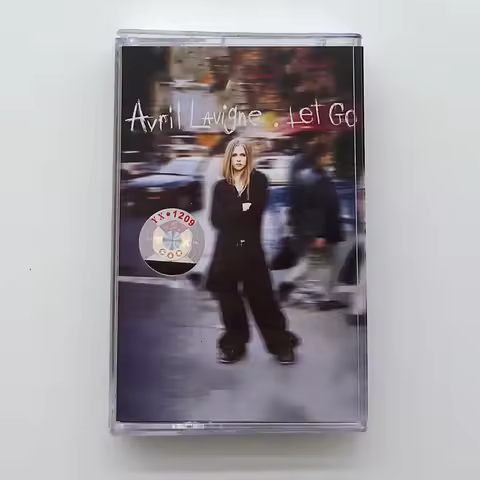 Avril Lavigne Let Go Cassette Tape Classic Pop Punk Music Album English Songs for Listening and Coll
