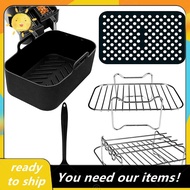 6 Pieces Double Basket AirFryer Parts for  Foodi AF300UK AF400UK, Tower T17088, Instant  Dual Zone D