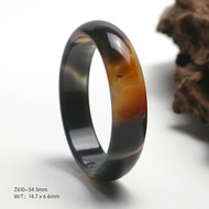 54.5mm Agate Chalcedony Bangle 天然玛瑙玉髓手镯 (Z610)