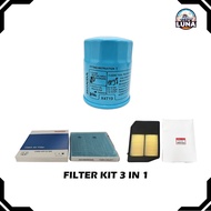 3 IN 1 CABIN AIR OIL FILTER KIT HONDA STEPWGN RP1 RP2 RP3 RP4 (2015-2021)