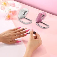 Phone Ring Stand Nail Lamp, 2 In 1 Uv Led Mini Drying Light, Rechargeable Flash Dry For Gel V7u1