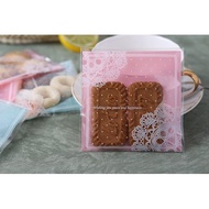 100pcs Romantic Pink Lace Kuih Raya Wrapper,Cookies Packaging