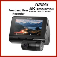 [Installation Provided] 70mai A800SE Set Car Recorder Dual vision 4K Ultra HD Screen 70 Mai DVR Dash