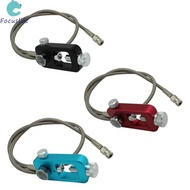 Submersible Test Valve Gas Adapter with 36-inch Silver Tubing Rated for 5000 PSI