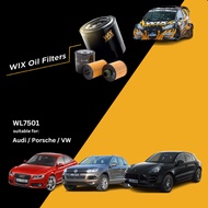 Wix Engine Oil Filter WL7501 AUDI A6 (4G2/4G5/4GC/4GD), A7 (4GA/GF), A8 (4H), Q5 (8R). PORSCHE Cayen