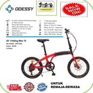 Sepeda lipat ODESSY 16" -20" PHYTON FITUR operan 7 speed - rem cakram