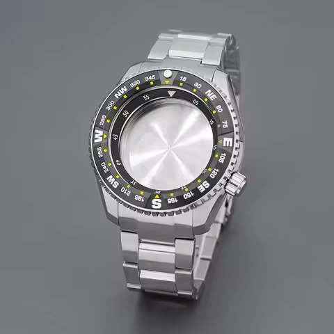 Mod PROSPEX SNR025 Black Watch Case Steel Band Bracelet Fit NH35 NH36 4R 6R Japan Automatic Movement