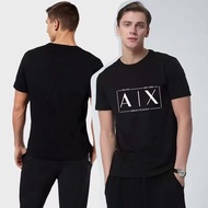 AX&Armani 100% original men T shirt fashionable casual cotton printed round neck short-sleeved top B