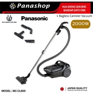 PANASONIC MC-CL605 Powerful 2000W Cyclone Bagless Canister Vacuum Cleaner with HEPA Filter MC-CL605K