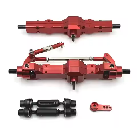 WPL 1/10 C74 1/16 C14 C24 C34 C54 B14 B24 Metal Front Rear Axle and Drive Shaft Servo Arm Set RC Car