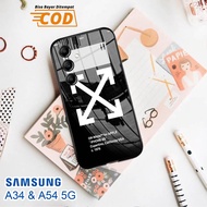 Softcase Glass Kaca SAMSUNG A34 & SAMSUNG A54 (5G) - Case Handphone SAMSUNG A34 & SAMSUNG A54 (5G) [