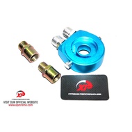 ADAPTOR OIL COOLER STANDARD AN10 SKY BLUE JDM