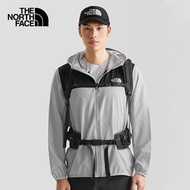 北面（The North Face）皮肤衣男2023春夏新款户外运动防晒衣舒适防风防泼水夹克外套 5WH/灰色 S