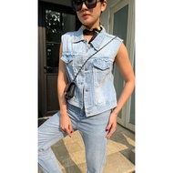 Vest Denim | Denim Outer Denim Vest/