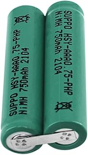 Original HSY-AAA0.75-PHP for Electric Shaver Batteries SUPPO 2.4V 750mAh Ni-MH Battery