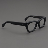 แว่นกันแดดทรงสี่เหลี่ยมสีดำสำหรับผู้ชาย MOSCOT LEMTOSH สำหรับผู้หญิง แว่นสายตาพร้อมปรับแต่งระดับความ