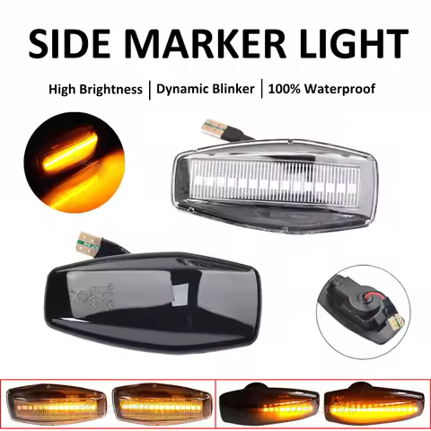 Dynamic Blinker LED Side Marker Fender Light For Hyundai Tucson Terracan Coupe Trajet Matrix Elantra