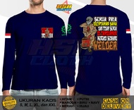Kaos Lengan Panjang WELDER TUKANG LAS SANTUY Bisa Custom - HSHCloth
