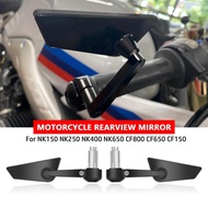 For NK150 NK250 NK400 NK650 CF800 CF650 CF150 Universal Side Mirror Handlebar Rearview Mirrors Motor