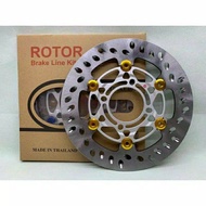 DISC PIRINGAN CAKRAM ROTOR 3 DIMENSI BREMBO 220MM NOUVO XRIDE JUPITER MX VEGA FIZR MIO BEAT SCOOPY
