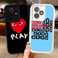 Z-8 CDG White Black Case Casing for Realme C53 C61 Note 50 60 C51 Case