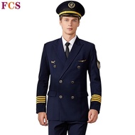 [24h Delivery✈] Performance Clothing Aviation Captain Uniform Male Pilot Air Uniform Jacket Professi