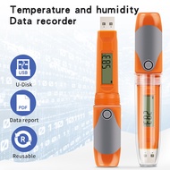 Elitech RC-51H USB อุณหภูมิและความชื้น Data Logger แบตเตอรี่แบบถอดเปลี่ยนได้กันน้ําอัตโนมัติบันทึกอุ