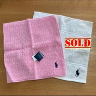 日本製 POLO RALPH LAUREN 全棉毛巾 手帕  手巾仔