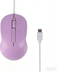 Wired Mouse, Silent, Type-C，Length 4.9ft (1.5 Meters),ambidextrous,DPI1000, Ergonomic, Easy to Conne