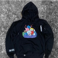 Bts BT21 CHILDREN'S SWEATER JACKET BTS BT21 GIRLS HOODIE