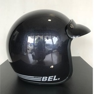 Motorcycle BS98 BEL SPORT Adult Helmet Motorcycle 3 Button Black Cap Mv Star Topi Keledar Dewasa