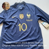 Original Nike France Jersey Prancis 2022 Mbappe Size M