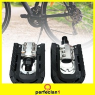 [Perfeclan1] Foldable Bike Pedals Metal Folding Pedals for Mountain Road Bikes