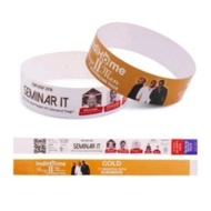 Event bracelet, custom bracelet ticket, wristband