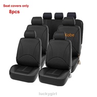 【Ready Stock】7 Seater 8 Soft Comfortable Auto Easy Clean Interior Four Seasons PU Leather Car Seat C