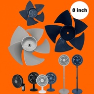 8” Turbo Circular Fan Blade (5 Blade) for Butterfly Phison Milux Homelux Dawa Denn | 8–9 Inch Bilah 