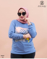 ATASAN WANITA ZOLAQU TERBARU ZOLAQU COMBED 24S ATASAN WANITA SENAM