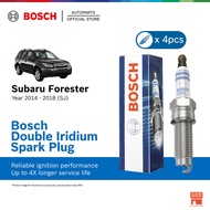 Bosch Double Iridium Spark Plug for Subaru Forester SJ (4 Pcs/Set) VR7SII33U