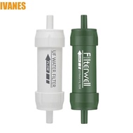 IVANES Mini Water Filter Straw, Direct Drinking Straw Purification Water Filter, Outdoor Survival Mini TUP Portable Drinking Water Filtering Straw Outdoor