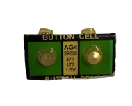 Button Cell AG4 SR626 377/177/1.5V 手錶鈕扣電池 電餅 電芯 鈕扣電池 (2粒裝) (有少變黃,但不影響使用)