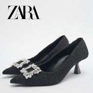 Zara High Heels Women Stiletto Shoes Fashion Shoes Temperament Professional Work Shoes